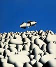 Dieter_Asmus_70_Landschaft_mit_Raumschiff